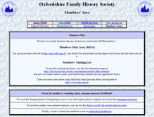 Tablet Screenshot of members.oxfordshirefhs.org.uk
