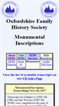 Mobile Screenshot of monuments.oxfordshirefhs.org.uk